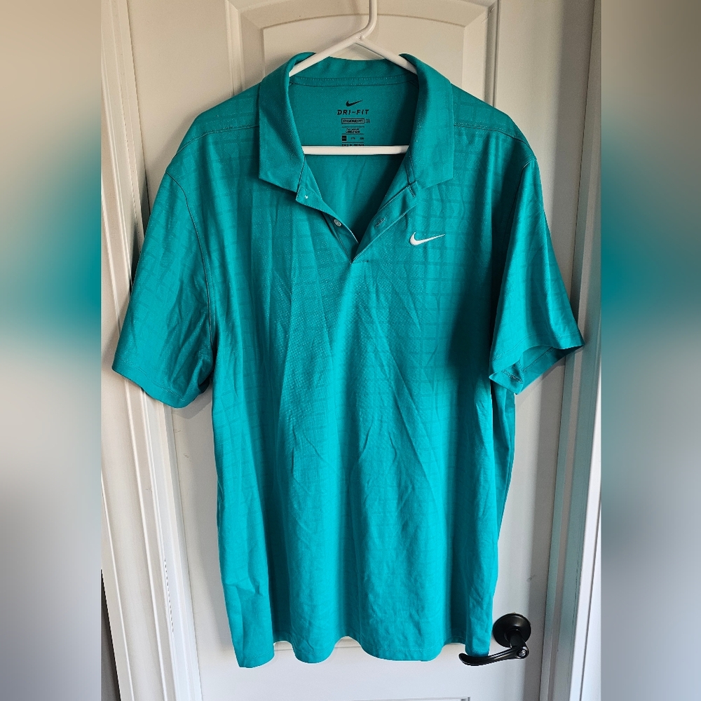 Nike Men's Aqua Polo Shirt